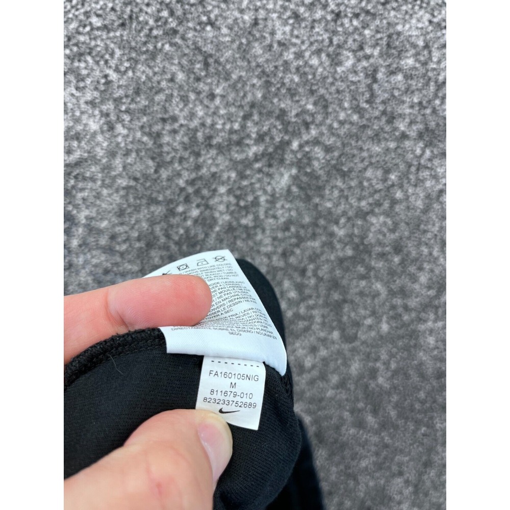Nike Sweatpants Women Medium Capri Wide Leg Sportswear Tech Fleece Pant‎ Black - Picture 12 of 13